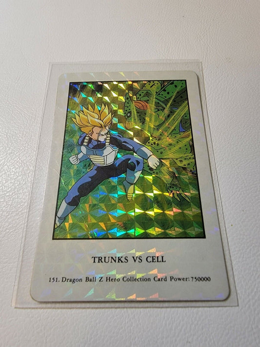 Dragon Ball Z Hero Collection #151 Prism Foil DBZ Trunks vs Cell Artbox