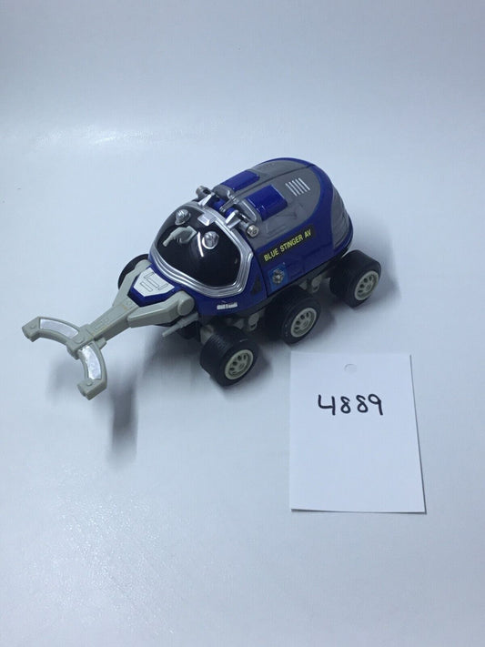 1996 Bandai Big Bad Beetleborgs Blue Stinger AV Vehicle, Tested, WORKING