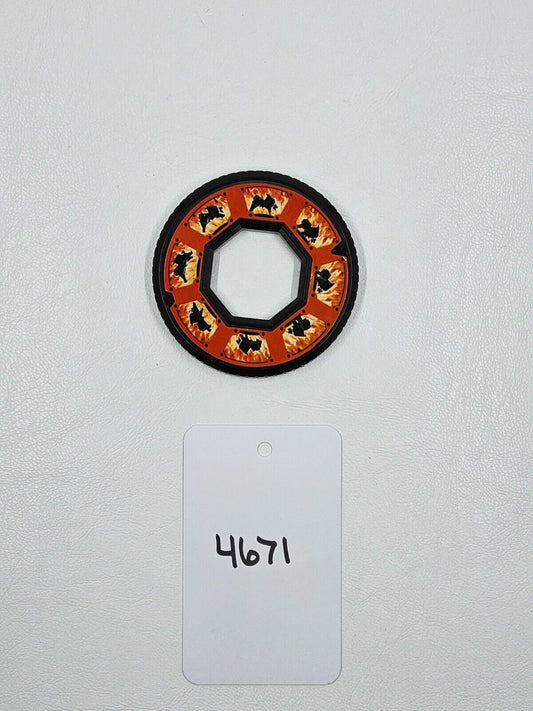 Bandai Mighty Morphin Power Rangers Samurai Black Disk with Muli Color