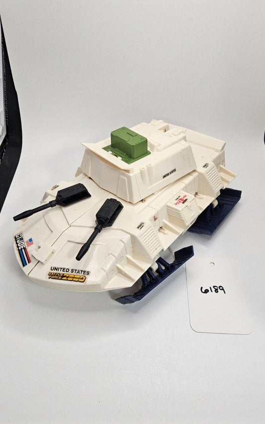 Vtg 1987 GI Joe Dominator Snow Tank Battle Force 2000 Hasbro Incomplete