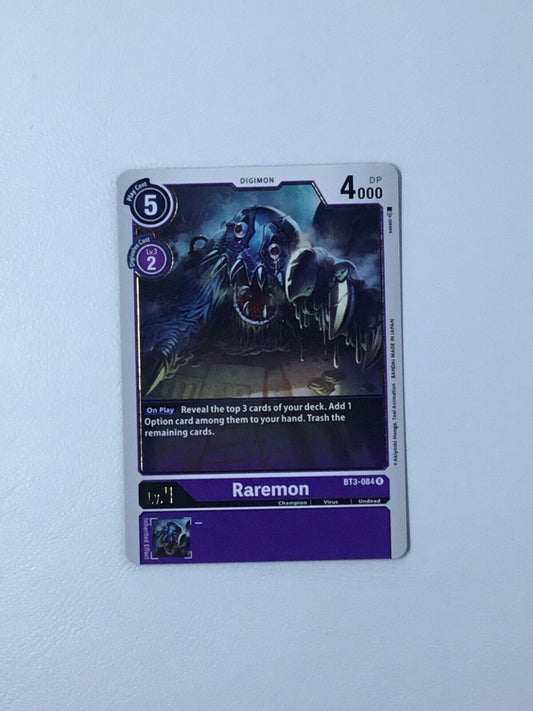 Raremon - BT3-084 R - Rare Digimon TCG Card - Purple