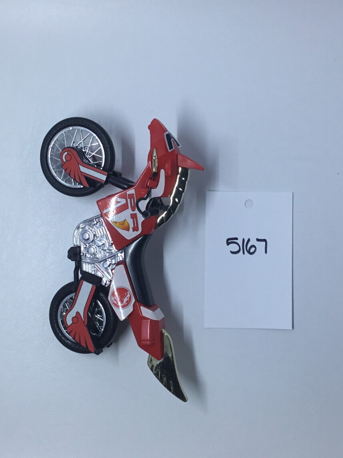 Red Thunder Bike Power Rangers Bandai Action Figure Vehicle
