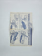 G.I. JOE VINTAGE Blue Print Instructions Polar Battle Bear (Skimobile)