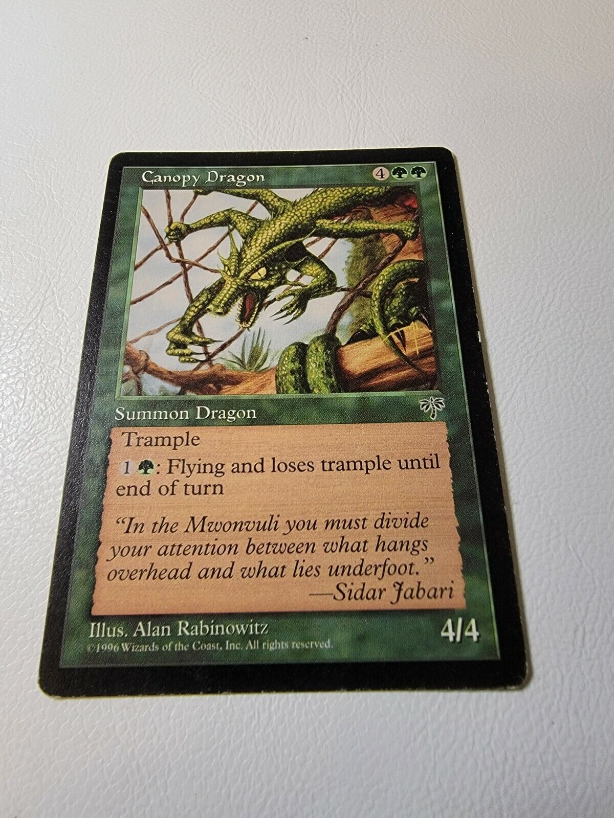 Canopy Dragon - Mirage - NM - MTG Magic The Gathering