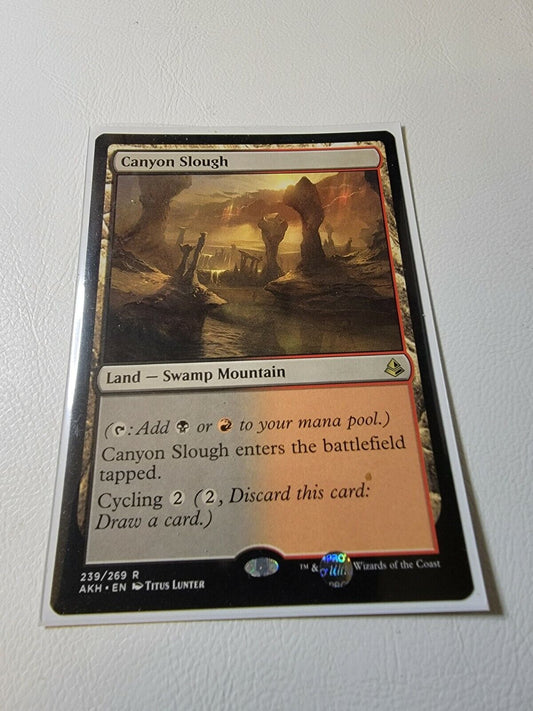 MTG 1x NM Canyon Slough Amonkhet 239/269 Regular Rare