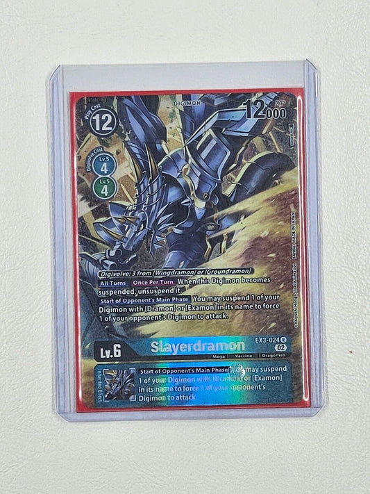 Slayerdramon Alternate Art - EX3-024 - NM - Digimon TCG