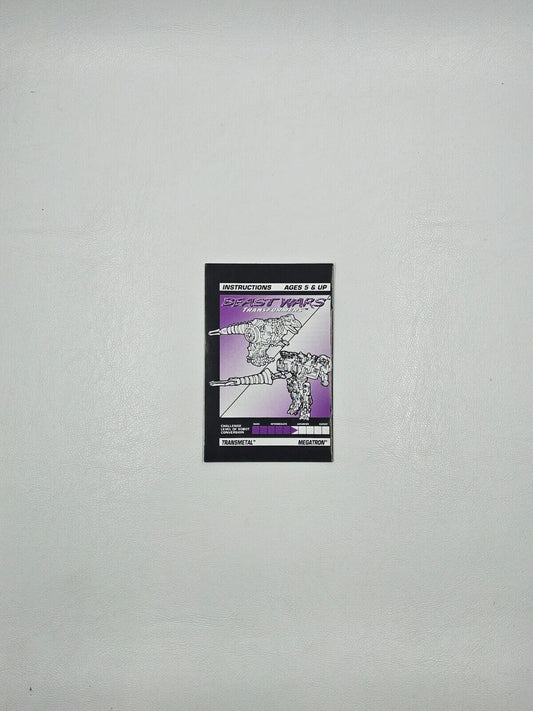 Transformers Transmetal Megatron Instructions