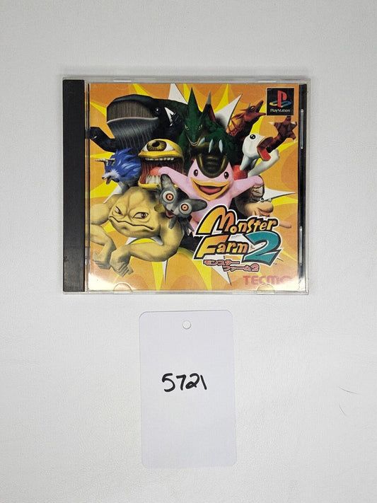 MONSTER FARM 2 II PS1 Sony Japan Import PlayStation PSX TECMO NTSC-J