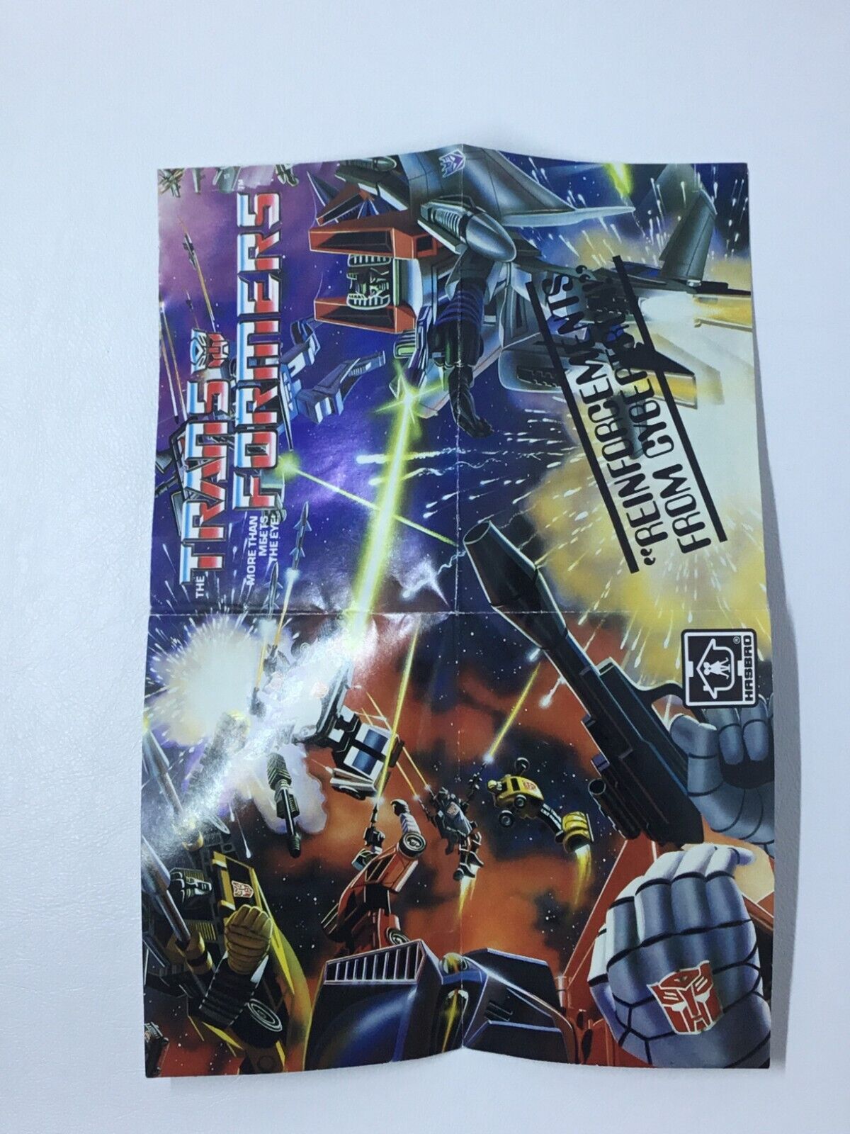 Transformers G1 Reinforcements From Cybertron Mail In Booklet