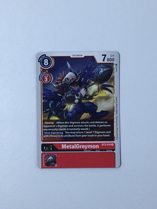 Digimon MetalGreymon - BT3-015 - R Near Mint