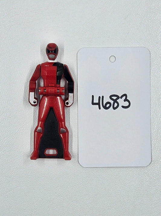 Power Rangers Dekaranger 3" Deka Red Ranger Key Bandai Deluxe DX