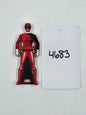 Power Rangers Dekaranger 3" Deka Red Ranger Key Bandai Deluxe DX