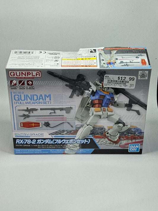 NEW Gunpla RX-78-2 Gundam (Full Weapon Set) Entry Grade 1/144 Bandai Spirits