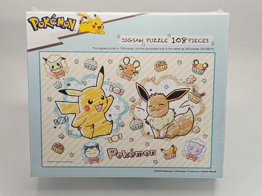 Ensky Pokemon Crayon Art 108 Piece Jigsaw Puzzle