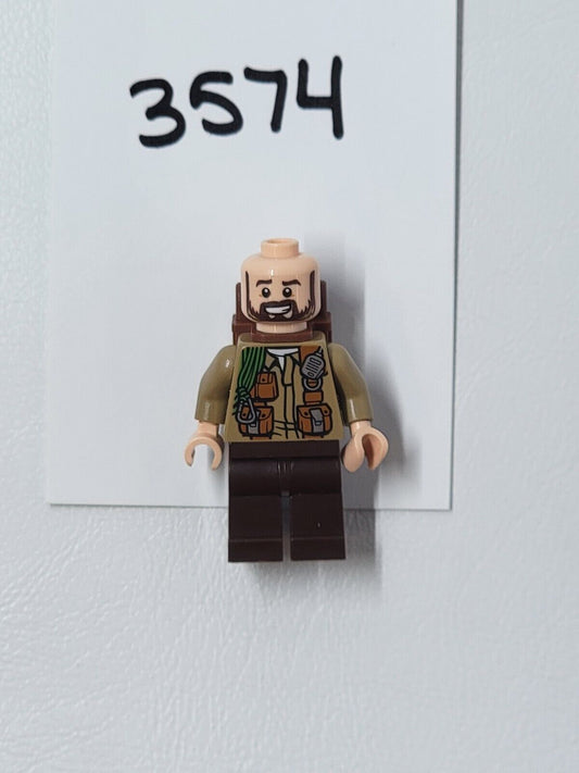 Lego Sinjin Prescott Minifigure w/ Backpack 75935 75942 jw054