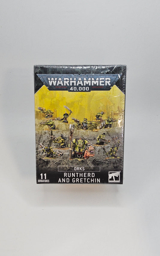 Warhammer 40K - Orks - Runtherd and Gretchin