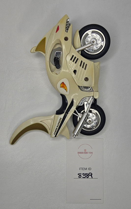 White Ranger's Shark Cycle Vehicle Mighty Morphin' Power Rangers 1995