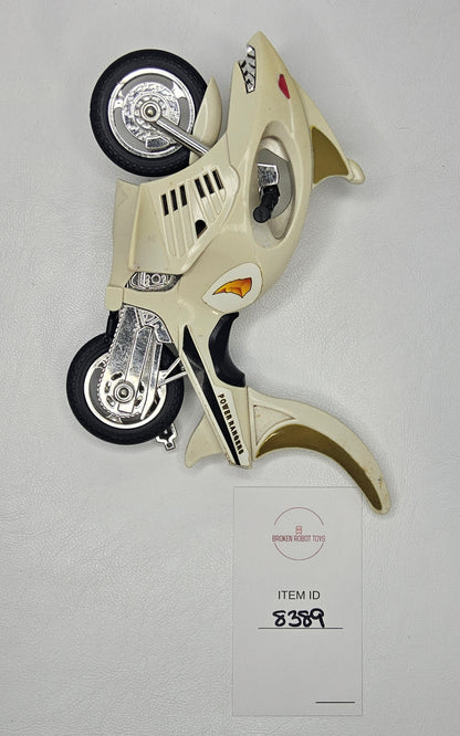 White Ranger's Shark Cycle Vehicle Mighty Morphin' Power Rangers 1995
