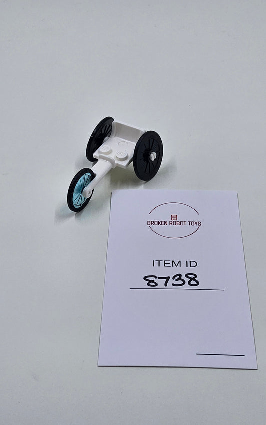 White Wheelchair Racer - Lego - Minifigure Utensil