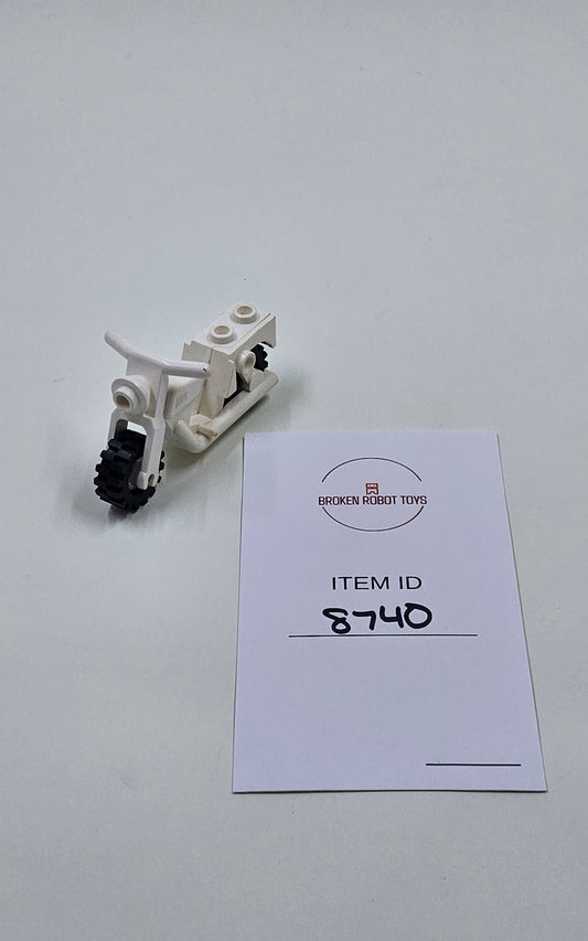 White Motorcycle 90s - Lego - x81c02