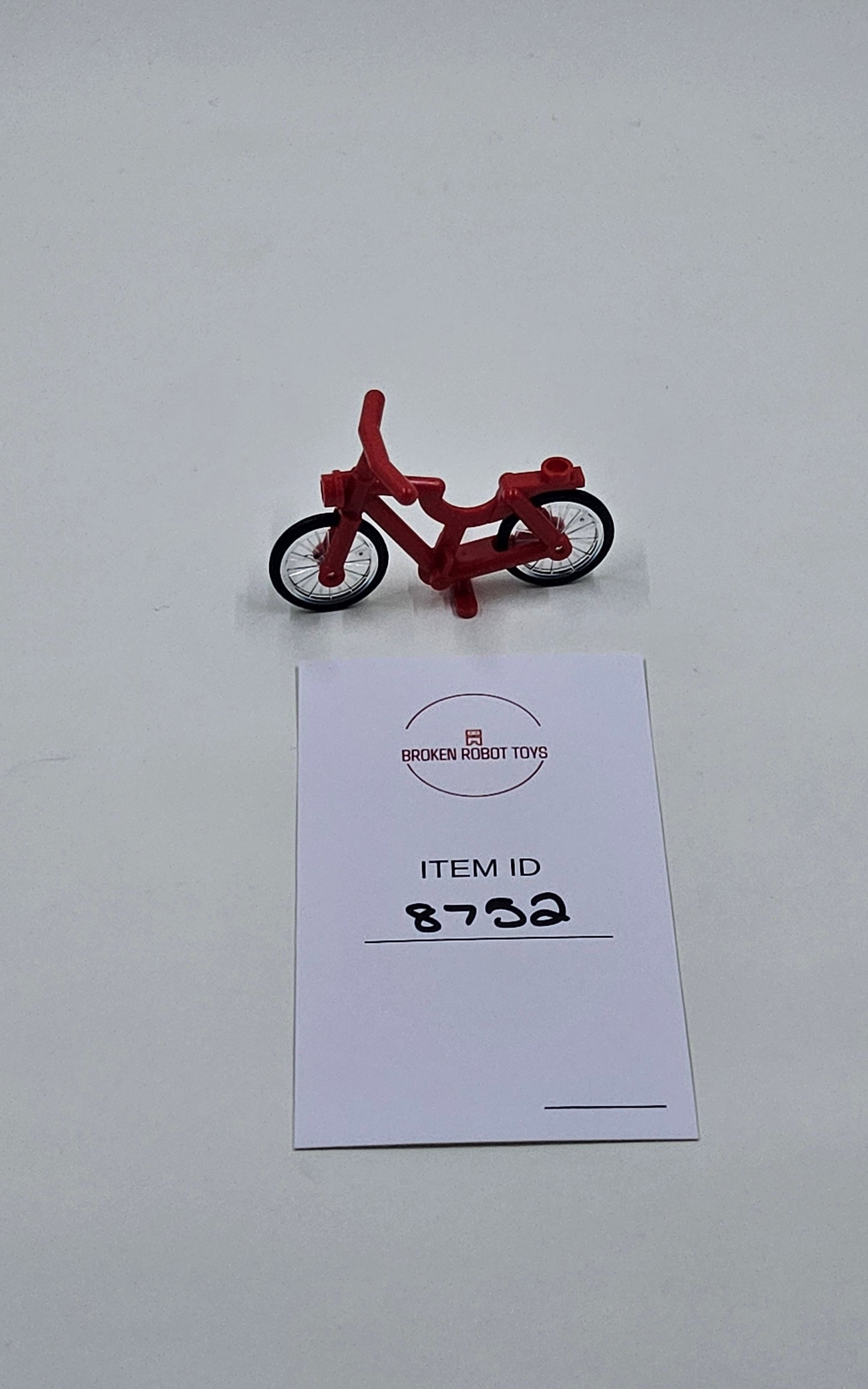 LEGO Minifigure Parts Riding Cycle Bicycle Red