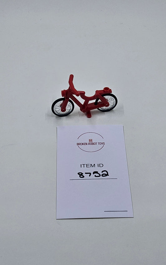 LEGO Minifigure Parts Riding Cycle Bicycle Red