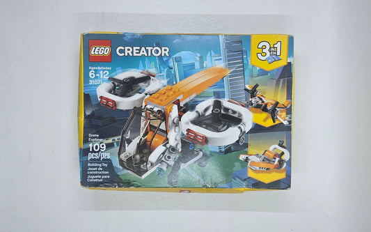 Lego Creator 3in1 Drone Explorer Building Kit Helicopter (31071)
