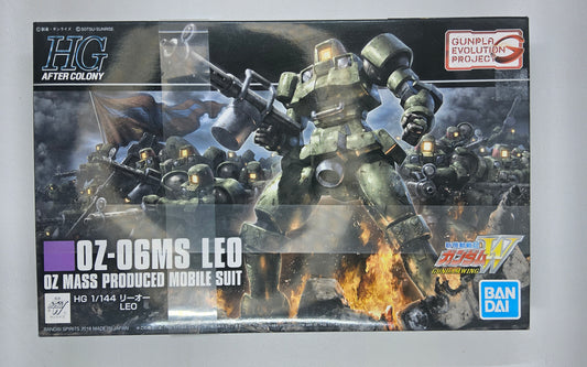 Bandai HGAC(211) 1/144 Scale HG OZ-06MS Leo Mobile Suit Gundam Wing Model Kit