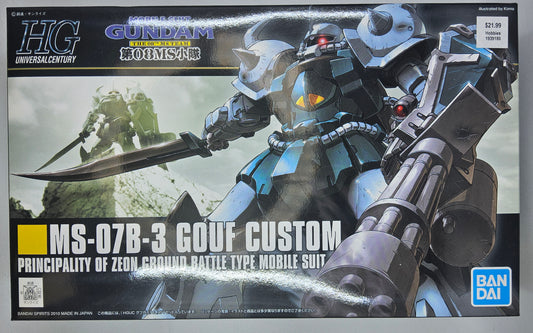 Bandai Hobby Gundam HGUC #117 MS-06b Gouf Custom HG 1/144 Model Kit USA