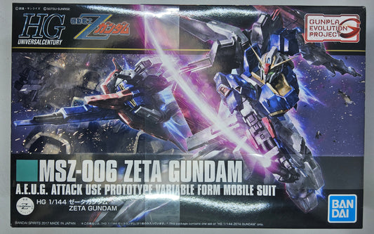Hobby Zeta Gundam HG 1/144 Model Kit MSZ006 Anime Bandai New 1X