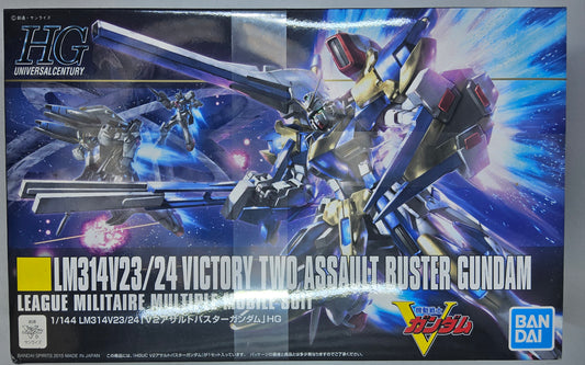 Bandai Gundam HG 1/144 HGUC #189 Victory Gundam Victory Two V2 Assault Buster