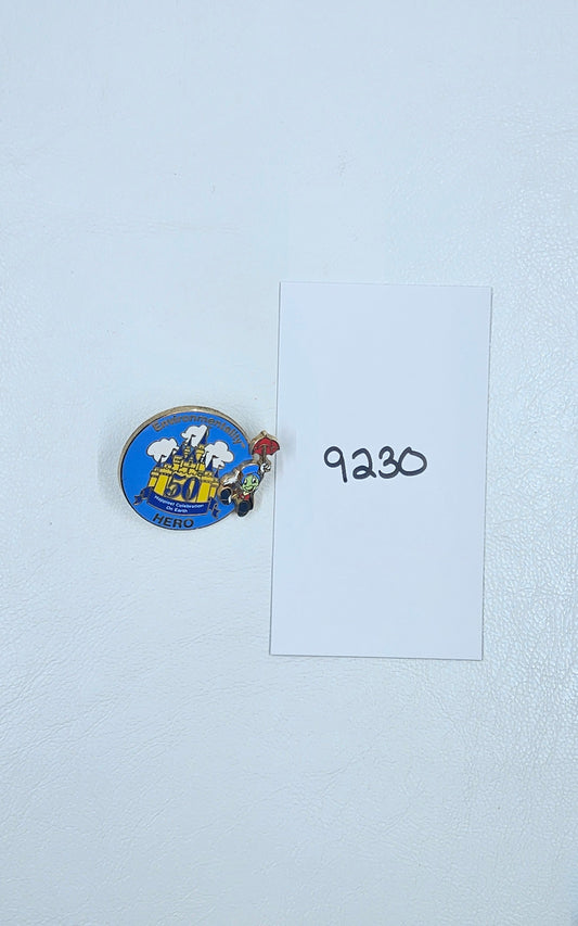 DISNEY WDW ENVIRONMENTALITY HERO HAPPIEST CELEBRATION JIMINY CRICKET PIN LE