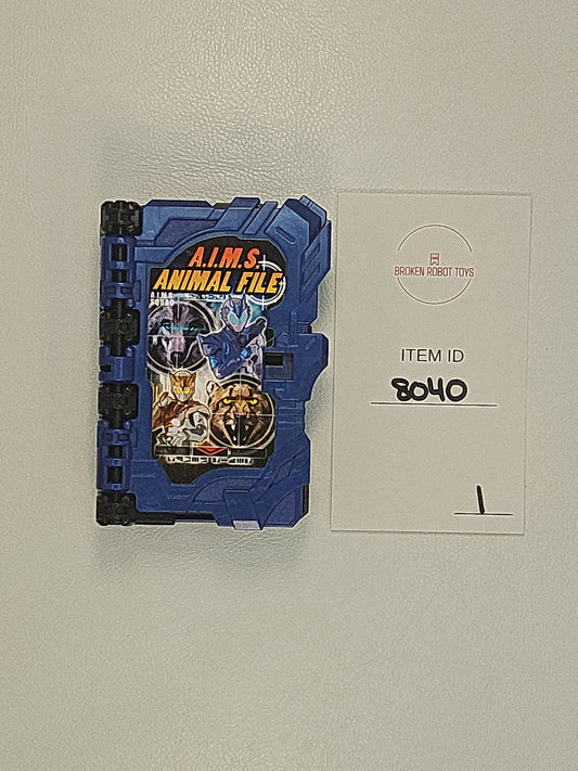 Kamen Rider Saber - Wonder Ride Book - A.I.M.S Animal File
