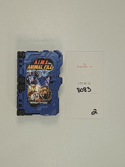 Kamen Rider Saber - Wonder Ride Book - A.I.M.S Animal File